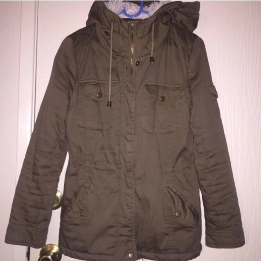 Military olive green color jacket